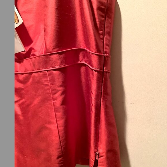 Talbots ClassicSilk Shantung Fushcia sleeveless top Size 10 NWT - Picture 11 of 13